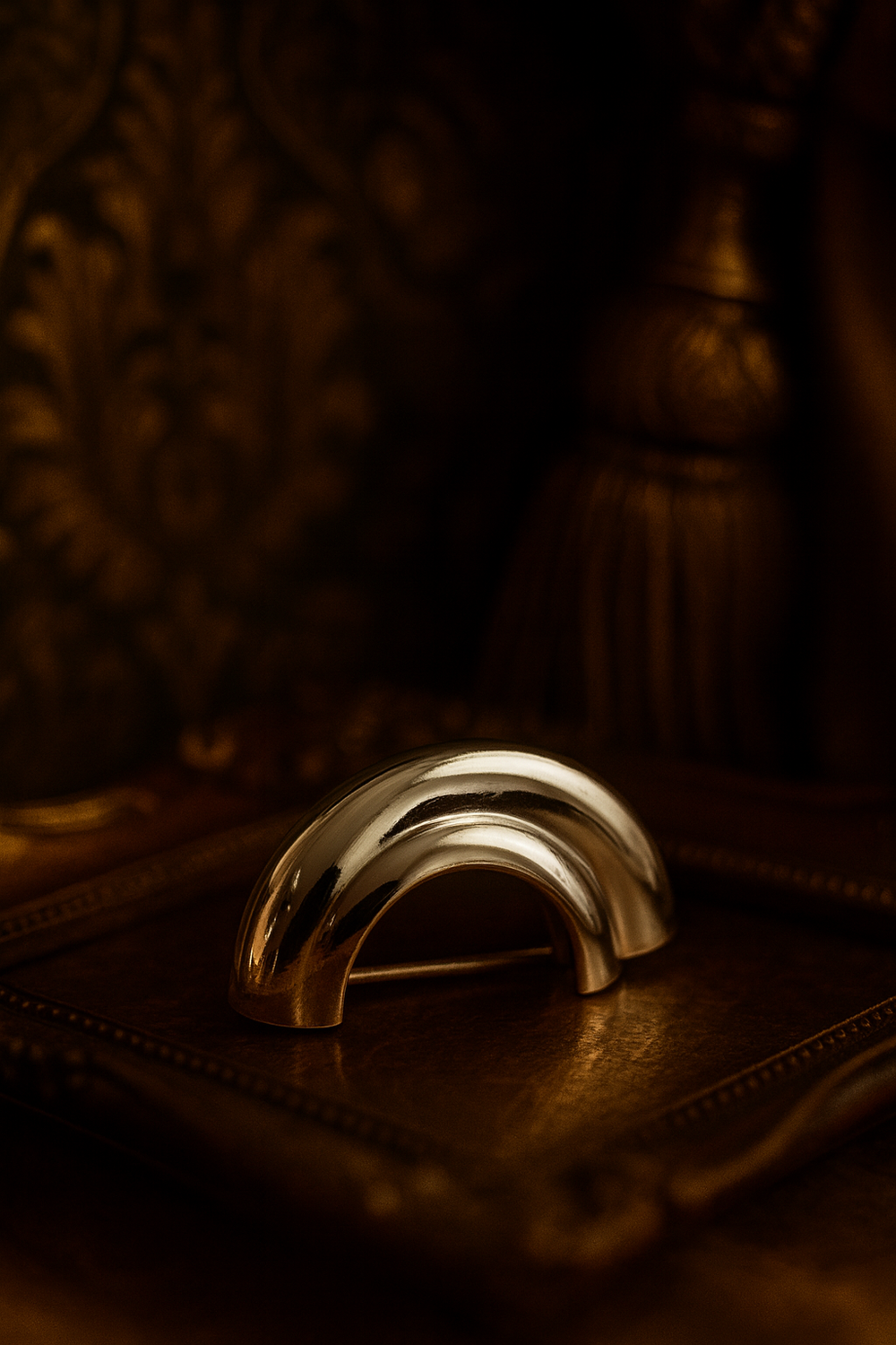 Golden Scarf Ring